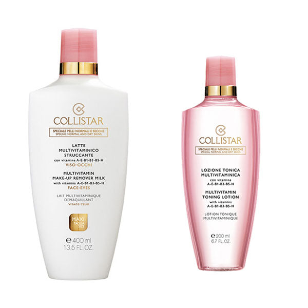COLLISTAR LAT MULTIVI STRUCCANTE VISO-OCCHI 400ML+LOZ TON 200ML - Tre Pi Profumerie
