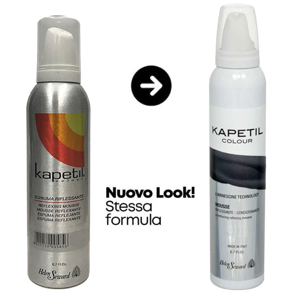 KAPETIL SCHIUMA RIFLESSANTE CENERE 200 ML - Tre Pi Profumerie