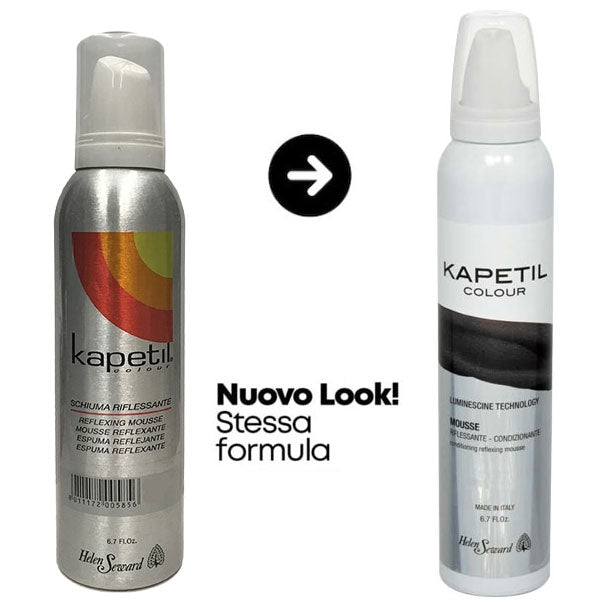 KAPETIL SCHIUMA RIFLESSANTE GRIGIO TOPO 200 ML - Tre Pi Profumerie