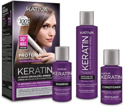 KATIVA KERATIN KIT ALISADO BRASILENO STIRATURA CAPELLI