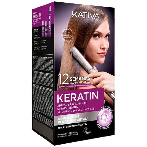 KATIVA KERATIN KIT ALISADO BRASILENO STIRATURA CAPELLI - Tre Pi Profumerie