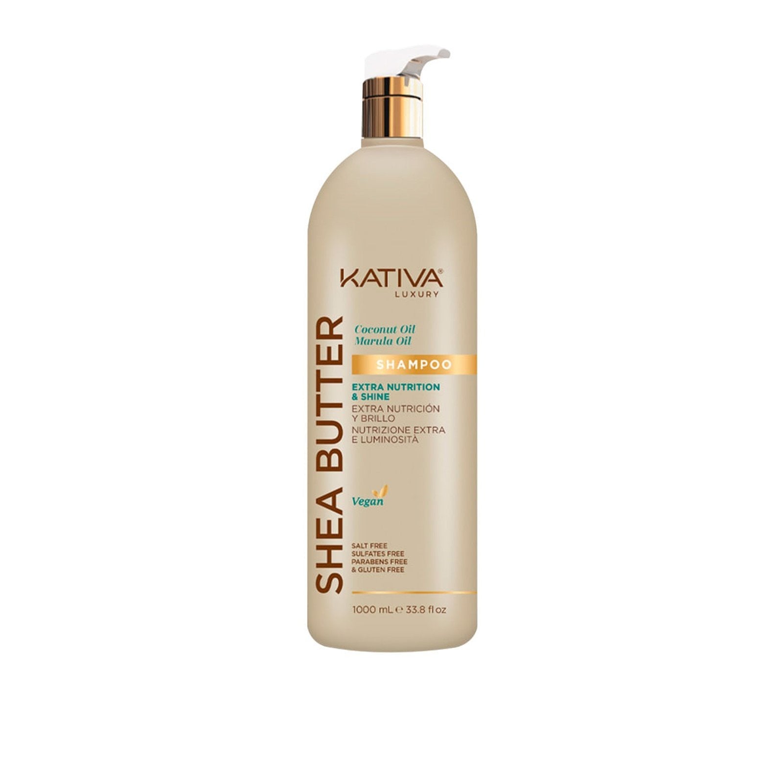 KATIVA SHEA BUTTER SHAMPOO NUTRITION AND BRIGHTNESS 1000 ML