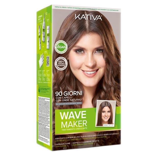 KATIVA VEGAN STIRATURA ONDULANTE WAVE MAKER 90 GIORNI - Tre Pi Profumerie