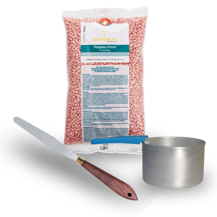 XANITALIA CERETTA BRASILIANA + PENTOLINO + SPATOLA CON MANICO - Tre Pi Profumerie