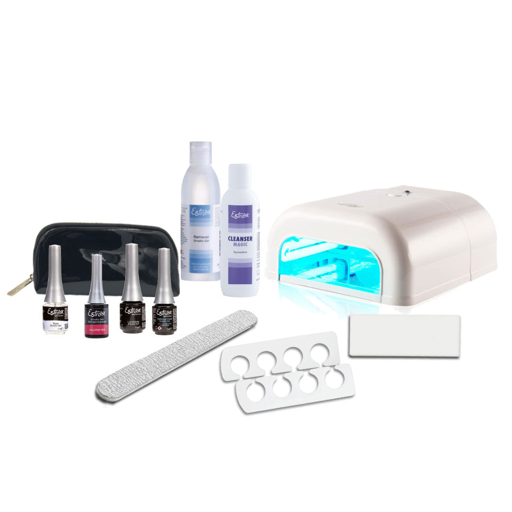 ESTROSA KIT PROFESSIONALE MANICURE & PEDICURE SEMIPERMANENTE - Tre Pi Profumerie