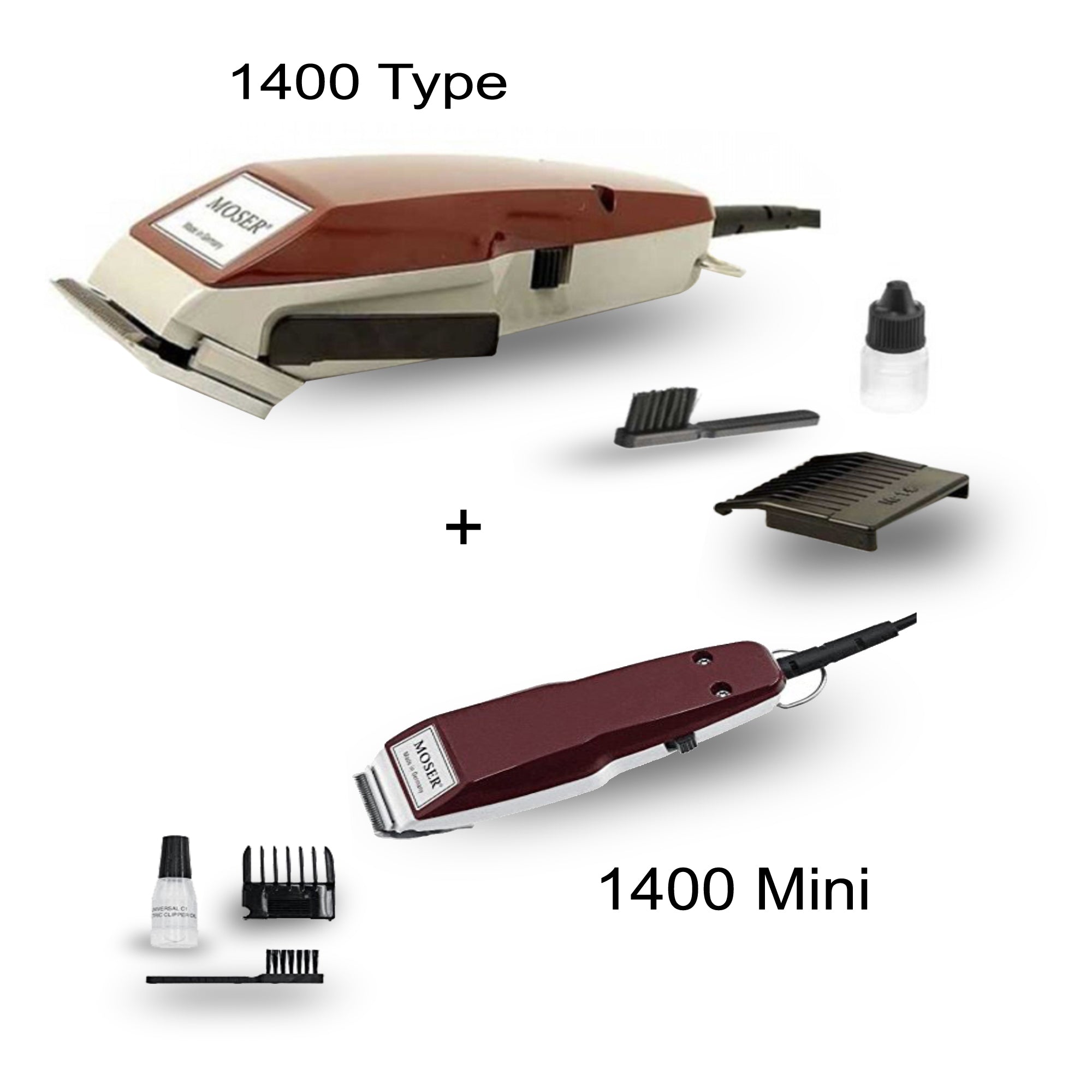 MOSER TAGLIACAPELLI ELETTRICA TYPE 1400 + MOSER MINI - Tre Pi Profumerie