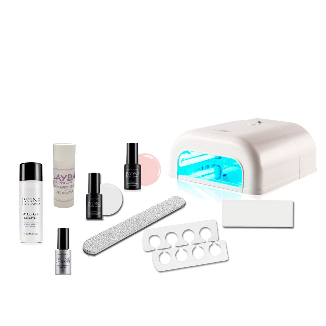 JVONE MILANO KIT PROFESSIONAL MANICURE & PEDICURE SEMIPERMANENTE - Tre Pi Profumerie