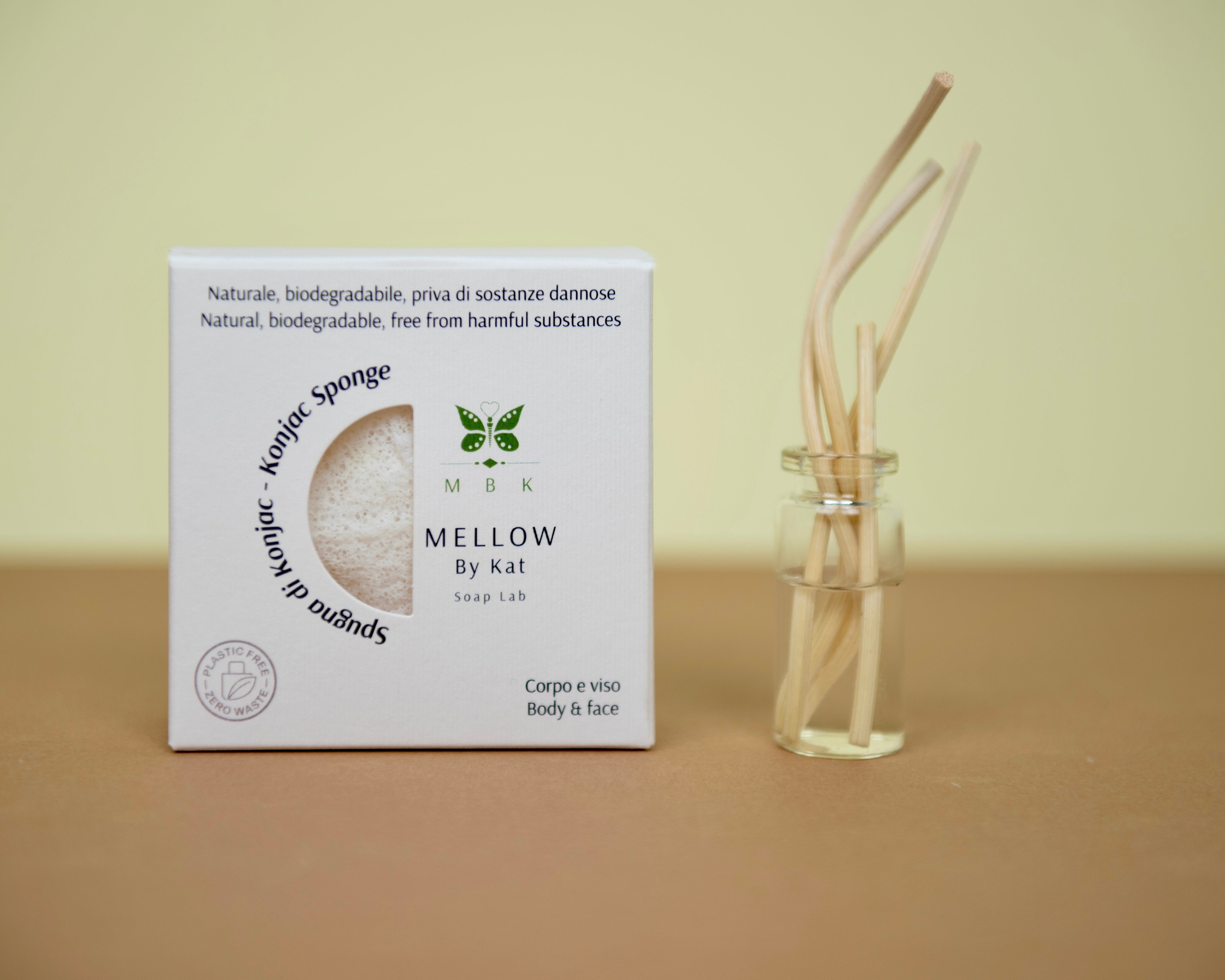MBK - Mellow By Kat Spugna di Konjac Viso e Corpo