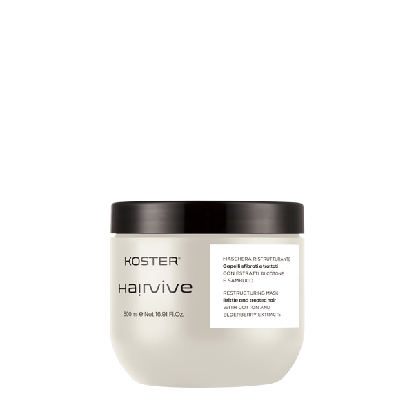 KOSTER HAIRVIVE MASCHERA RISTRUTTURANTE CAPELLI SFIBRATI 500 ML