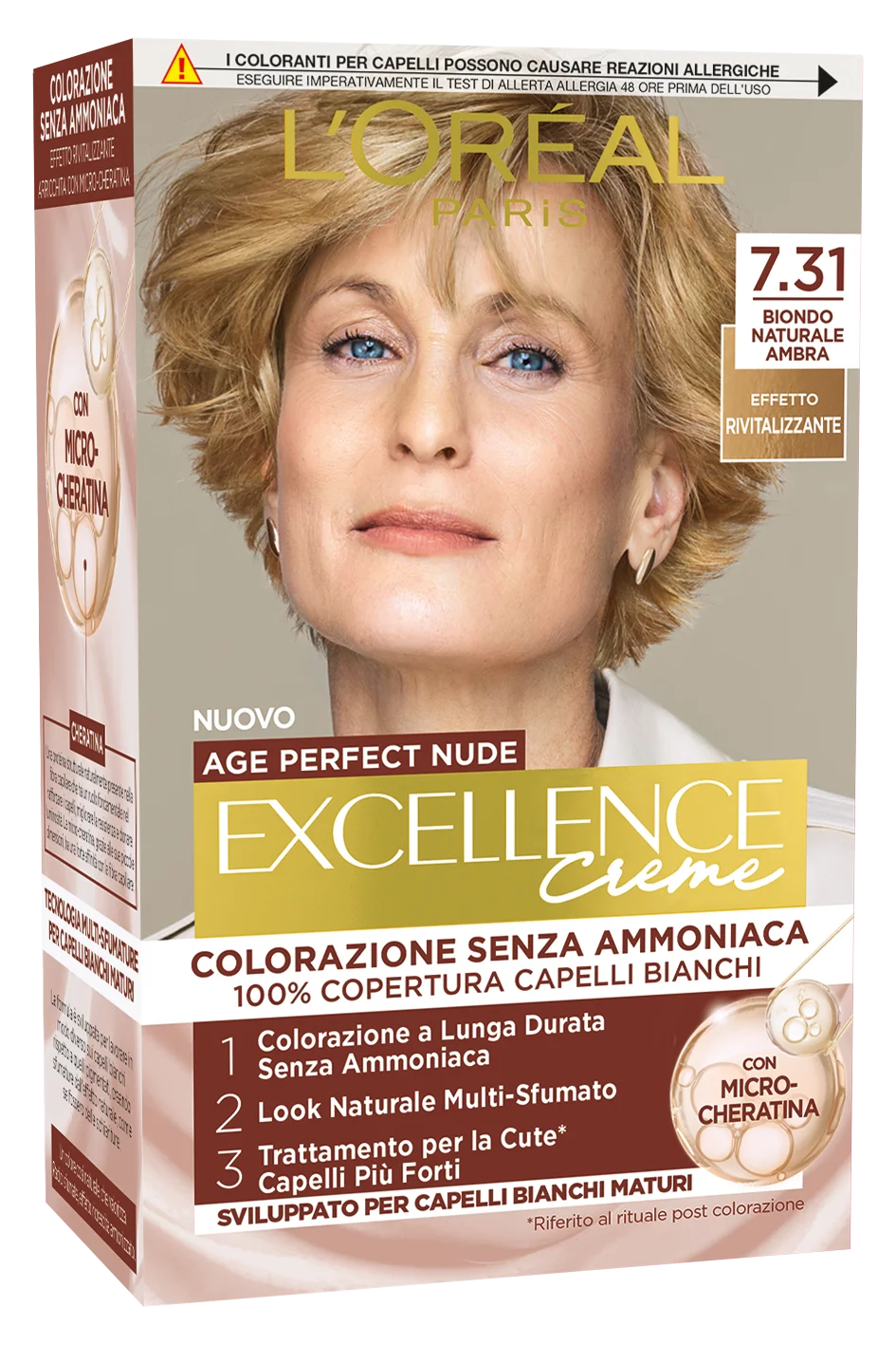 L'OREAL EXCELLENCE AGE PERFECT BIONDO AMBRA 7.31