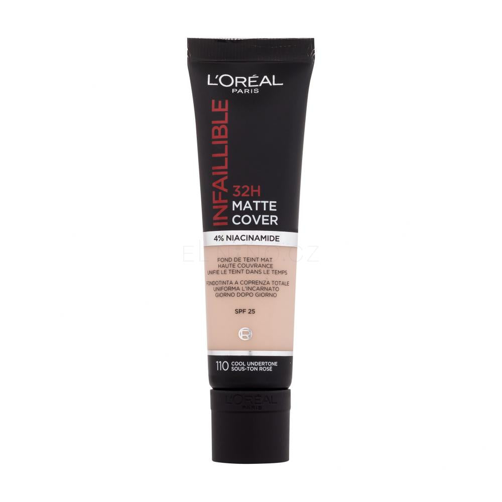 L'OREAL FONDOTINTA INFAILLIBLE 32H MATTE COVER SOUS TON ROSE 110