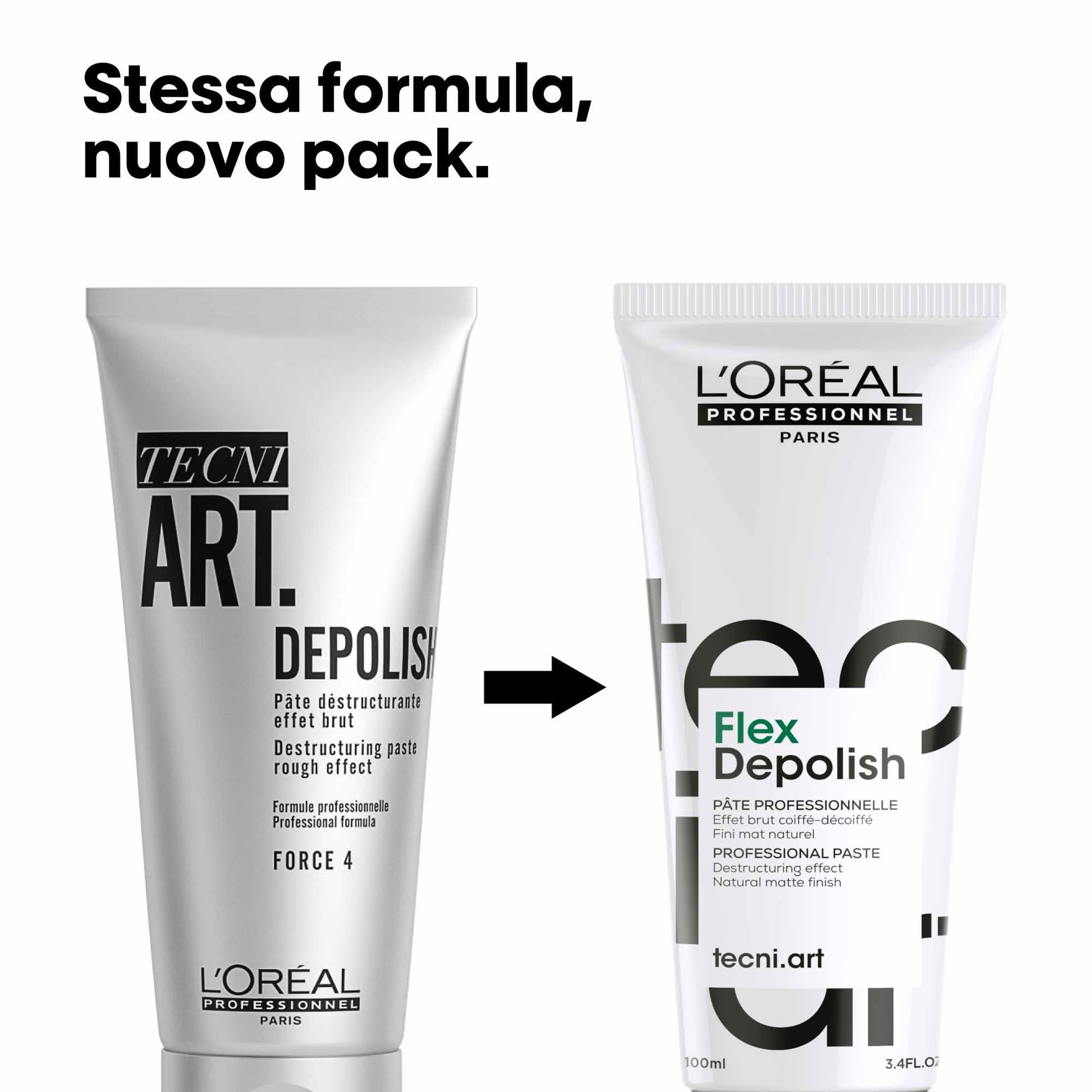 L'OREAL TECNI ART DEPOLISH PASTA DESTRUTTURANTE FORCE 4 100 ML