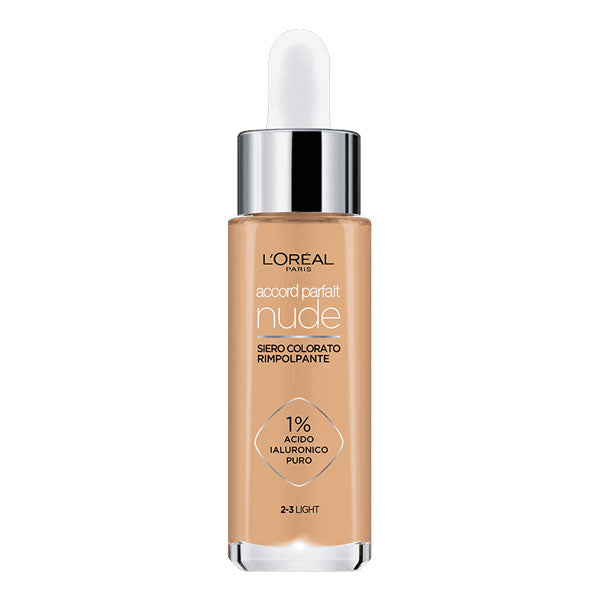 L'OREAL ACCORD PARFAIT NUDE SIERO COLORATO 2-3 LIGHT - Tre Pi Profumerie