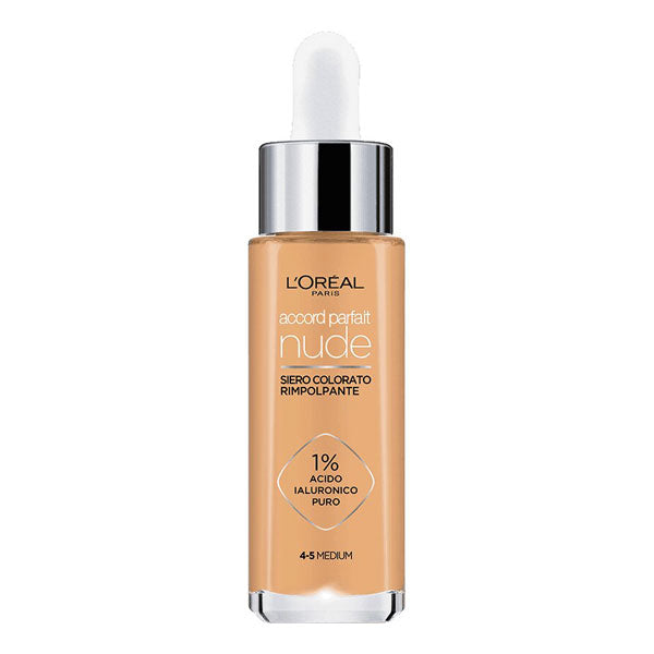L'OREAL ACCORD PARFAIT NUDE SIERO COLORATO 4-5 MEDIUM - Tre Pi Profumerie