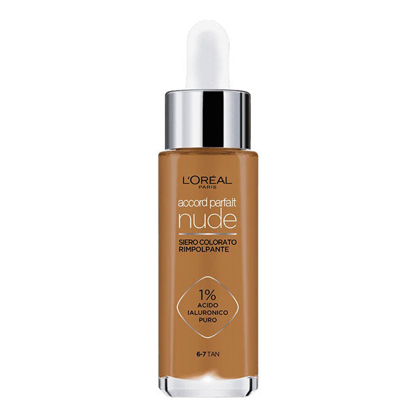 L'OREAL ACCORD PARFAIT NUDE SIERO COLORATO 6-7 TAN - Tre Pi Profumerie