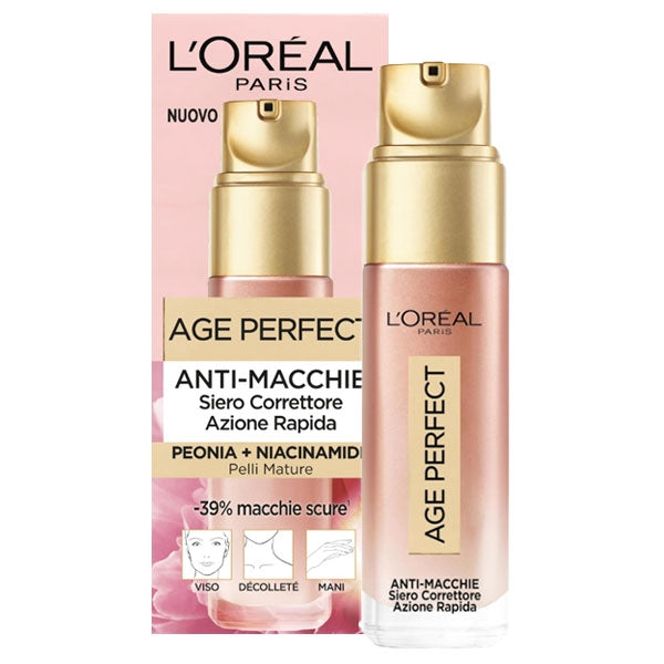 L'OREAL AGE PERFECT SIERO CORRETTORE ANTI-MACCHIE 30 ML - Tre Pi Profumerie