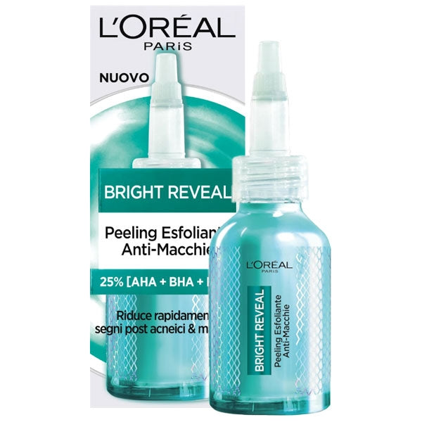 L'OREAL BRIGHT REVEAL PEELING ESFOLIANTE ANTI-MACCHIE 25 ML - Tre Pi Profumerie