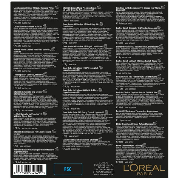 L'OREAL CALENDARIO DELL'AVVENTO 2024 - Tre Pi Profumerie