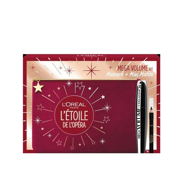 L'OREAL COFANETTO MAKE-UP MASCARA MEGA VOLUME + MATITA - Tre Pi Profumerie