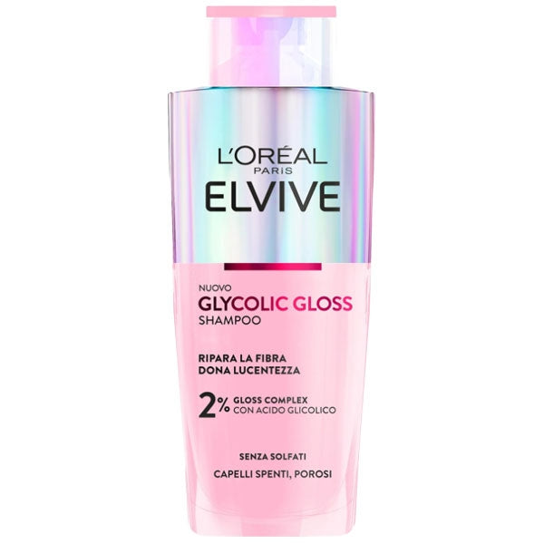 L'OREAL ELVIVE GLYCOLICGLOSS SHAMPOO SENZA SOLFATI 200 ML - Tre Pi Profumerie