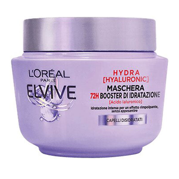 L'OREAL ELVIVE HYDRA HYALURONIC MASCHERA CAPELLI 300 ML - Tre Pi Profumerie
