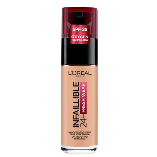 L'OREAL FONDOTINTA INFAILLIBLE 32H FRESH WEAR MIEL DORE 245 - Tre Pi Profumerie
