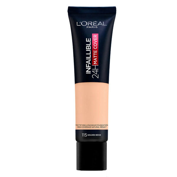 L'OREAL INFAILLIBLE 24HMATTE COVER GOLDEN BEIGE 115 - Tre Pi Profumerie