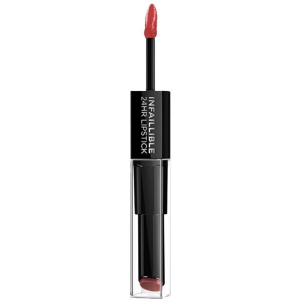 L'OREAL INFAILLIBLE 24HROSSETTO 2 STEP RED TO STAY 502 - Tre Pi Profumerie