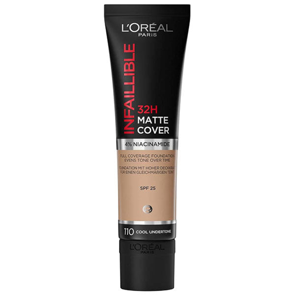 L'OREAL FONDOTINTA INFAILLIBLE 24 MATTE COVER VANILLE ROSE 110 - Tre Pi Profumerie