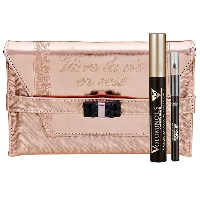 L'OREAL LOST IN PARADISE MASCARA VOLUMINOUS EXTRA BLACK + MATITA - Tre Pi Profumerie