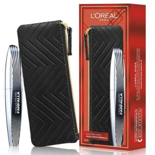 L'OREAL MASCARA CIGLIA FINTE A FARFALLA + POCHETTE - Tre Pi Profumerie