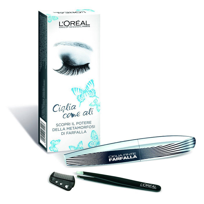 L'OREAL MASCARA CIGLIA FINTE FARFALLA + PINZETTA - Tre Pi Profumerie