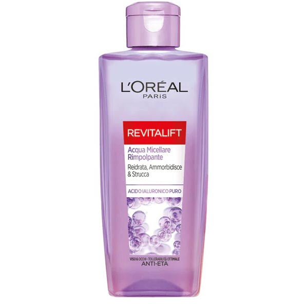 L'OREAL REVITALIFT ACQUA MICELLARE RIMPOLPANTE ANTI ETA 200 ML - Tre Pi Profumerie
