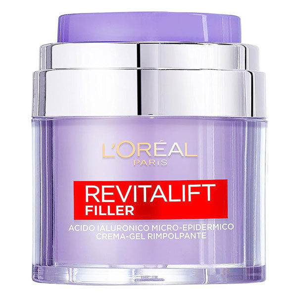 L'OREAL REVITALIFT FILLER CREMA GEL ALL'ACIDO IALURONICO 50 ML - Tre Pi Profumerie