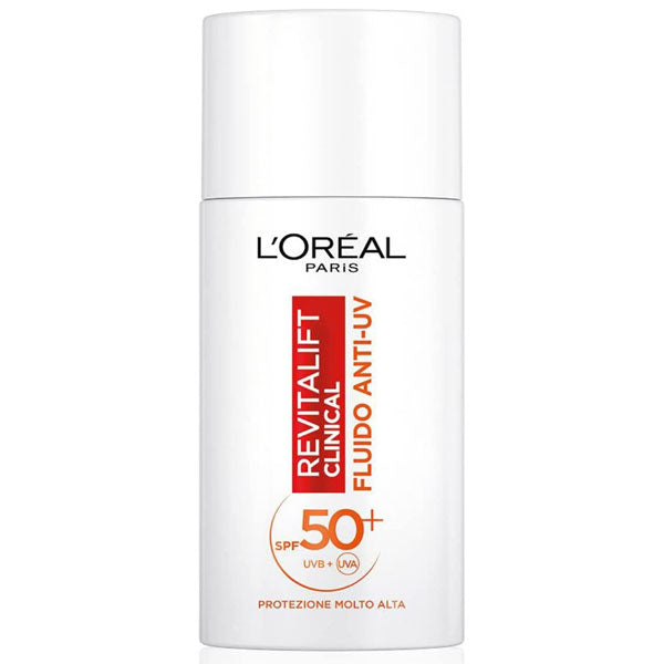 L'OREAL REVITALIFT FLUIDO ANTI CLINICAL SPF 50+ VIAMINA C 50 ML - Tre Pi Profumerie