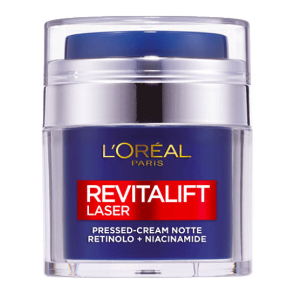 L'OREAL REVITALIFT LASER CREMA NOTTE RETINOLO+NIACINAMIDE 50 ML - Tre Pi Profumerie