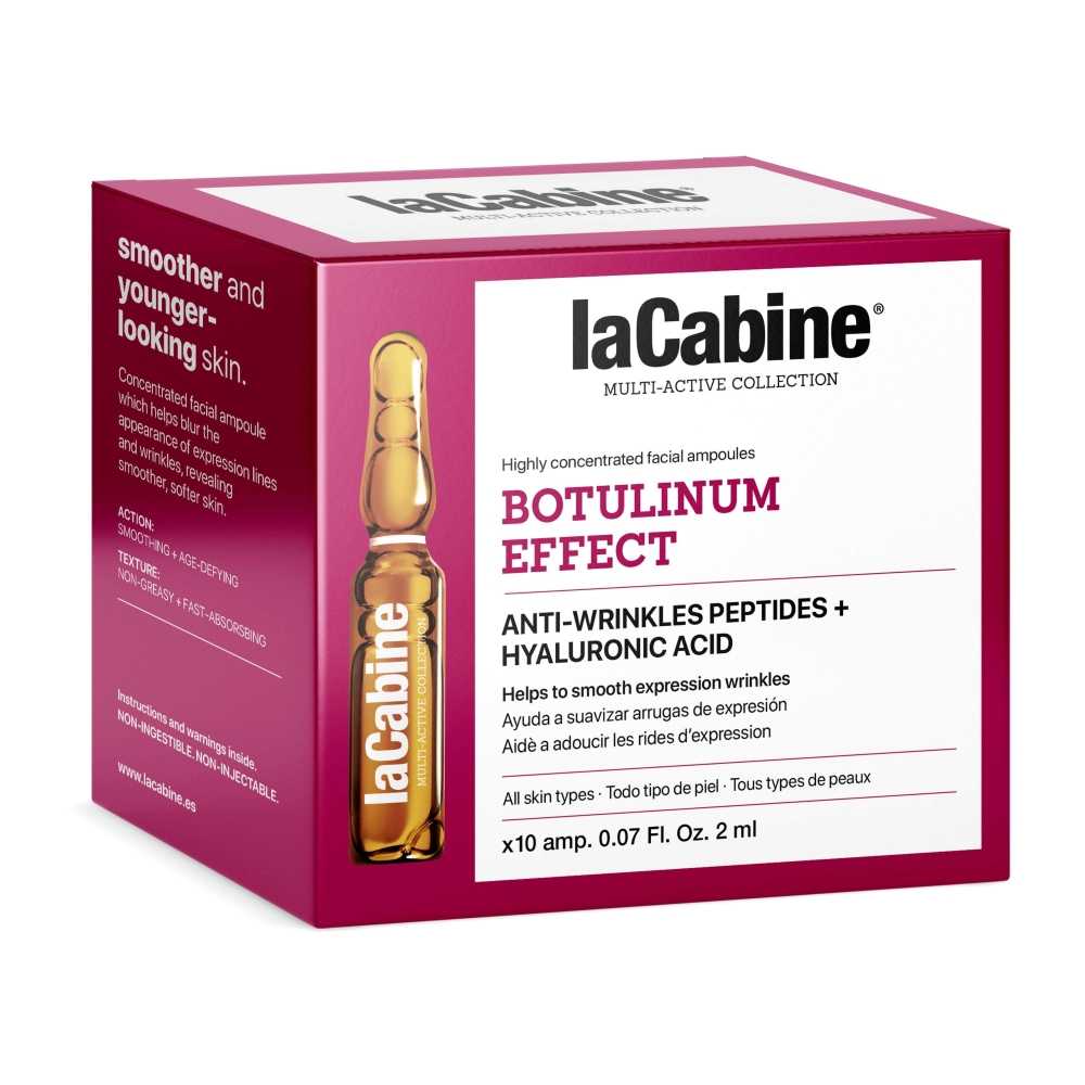 LACABINE BOTULINUM EFFECT ANTI-WRINKLE VIAL HYALURONIC ACID 2 ML
