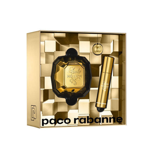 PACO RABANNE LADY MILLION COFANETTO EDP 50 ML + TRAVEL 10 ML - Tre Pi Profumerie