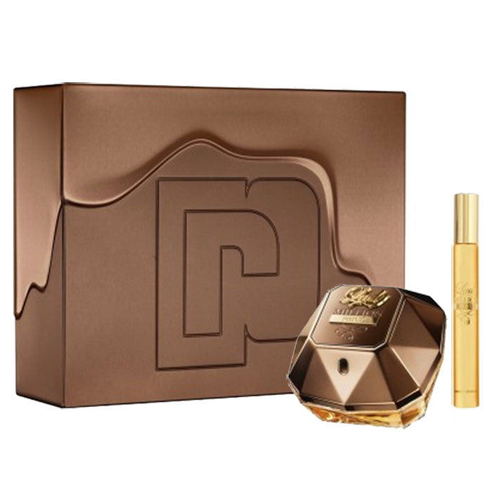 PACO RABANNE LADY MILLION PRIVE COFANETTO EDP 80 + TRAVEL SPRAY - Tre Pi Profumerie