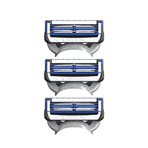 GILLETTE KING C. LAMETTE PER RASOIO PER IL COLLO X3 - Tre Pi Profumerie