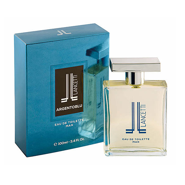 LANCETTI MAN ARGENTO BLU EDT 100 ML - Tre Pi Profumerie