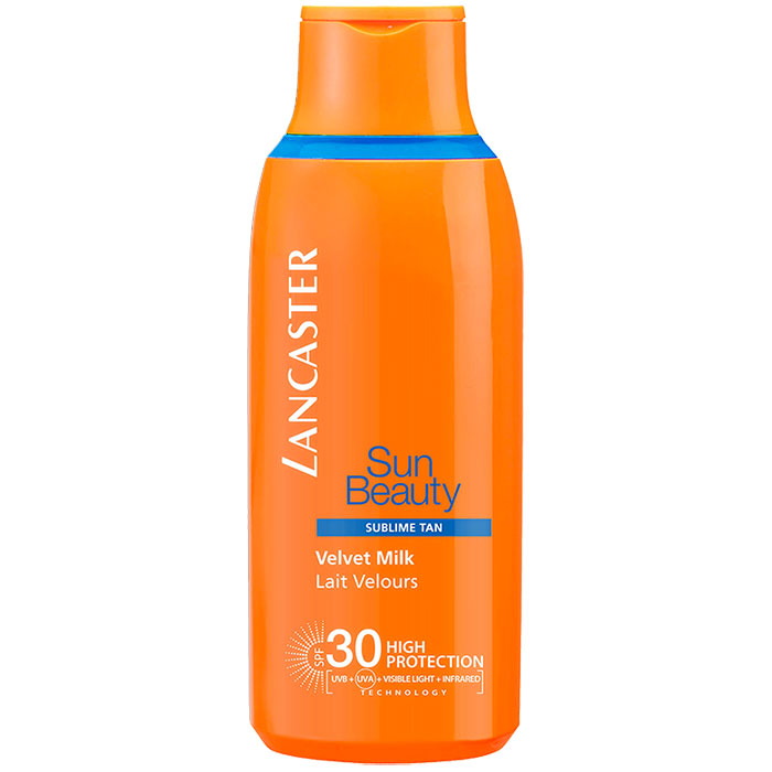 LANCASTER SUN BEAUTY SUBLIME TAN VELVET MILK SPF 30 400 ML - Tre Pi Profumerie