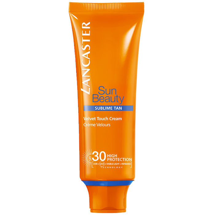 LANCASTER SUN BEAUTY SUBLIME TAN VELVET TOUCH CREAM SPF 30 50 ML - Tre Pi Profumerie