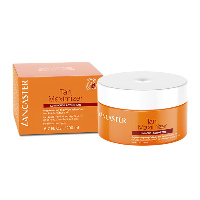 LANCASTER TAN MAXIMIZERREGENERATING MILKY GEL AFTER SUN 200 ML - Tre Pi Profumerie