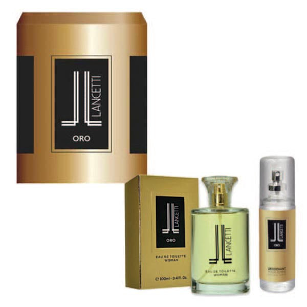LANCETTI ORO COFANETTO EDT 100 ML + DEODORANTE - Tre Pi Profumerie