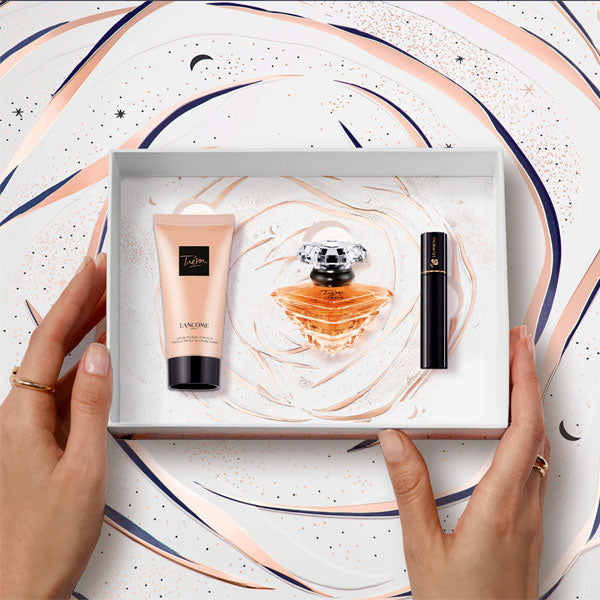 LANCOME TRESOR COFANETTO 30 ML + CREMA CORPO + MASCARA - Tre Pi Profumerie