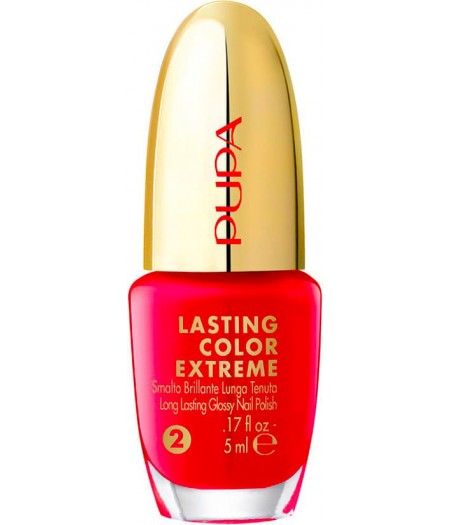 PUPA SMALTO LASTING EXTREME CLASSIC RED 028 - Tre Pi Profumerie