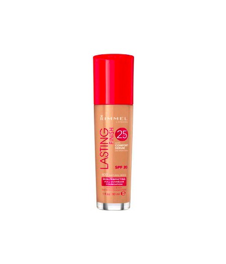 RIMMEL LAST FINISH 25H FONDOTINTA NATURAL BEIGE 400 - Tre Pi Profumerie