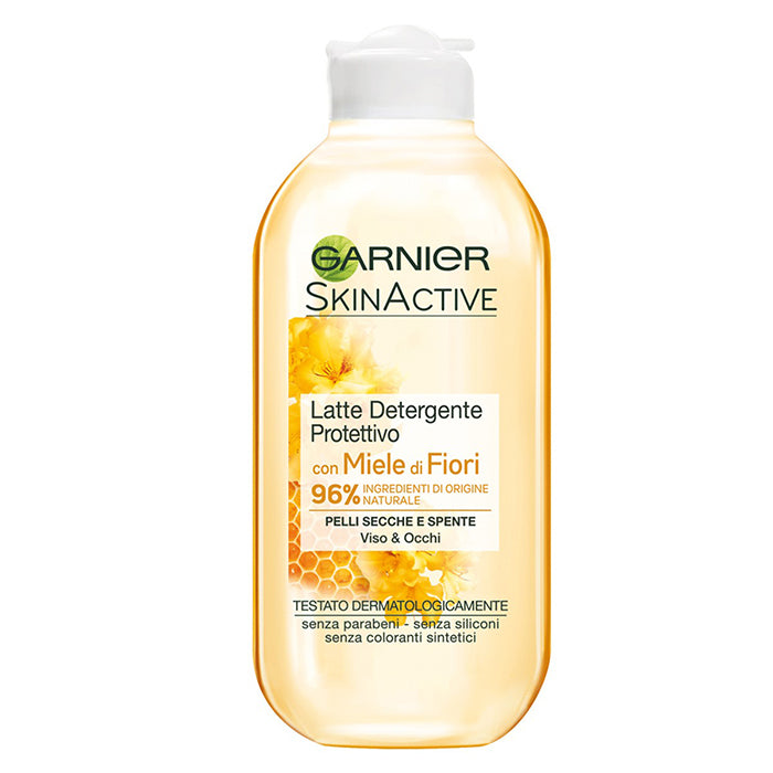 GARNIER SKIN ACTIVE LATTE DETERGENTE PROTETTIVO MIELI FIORI 100L - Tre Pi Profumerie