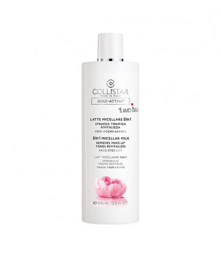 COLLISTAR IDRO ATTIVA LATTE MICELLARE 3 IN 1 400 ML - Tre Pi Profumerie